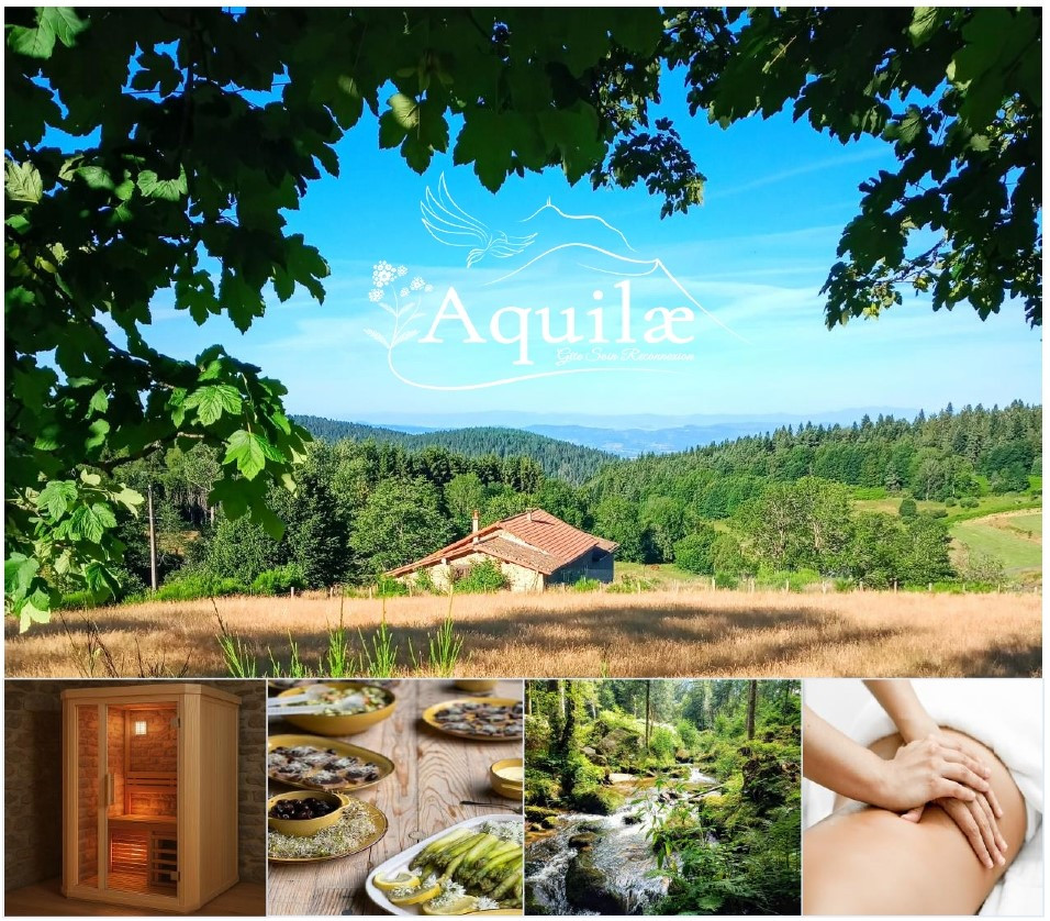 Hôte GreenGo: "Gîte Aquilae" : Maison d'hôtes indépendante avec bain nordique, sauna, soins et petit déjeuner.