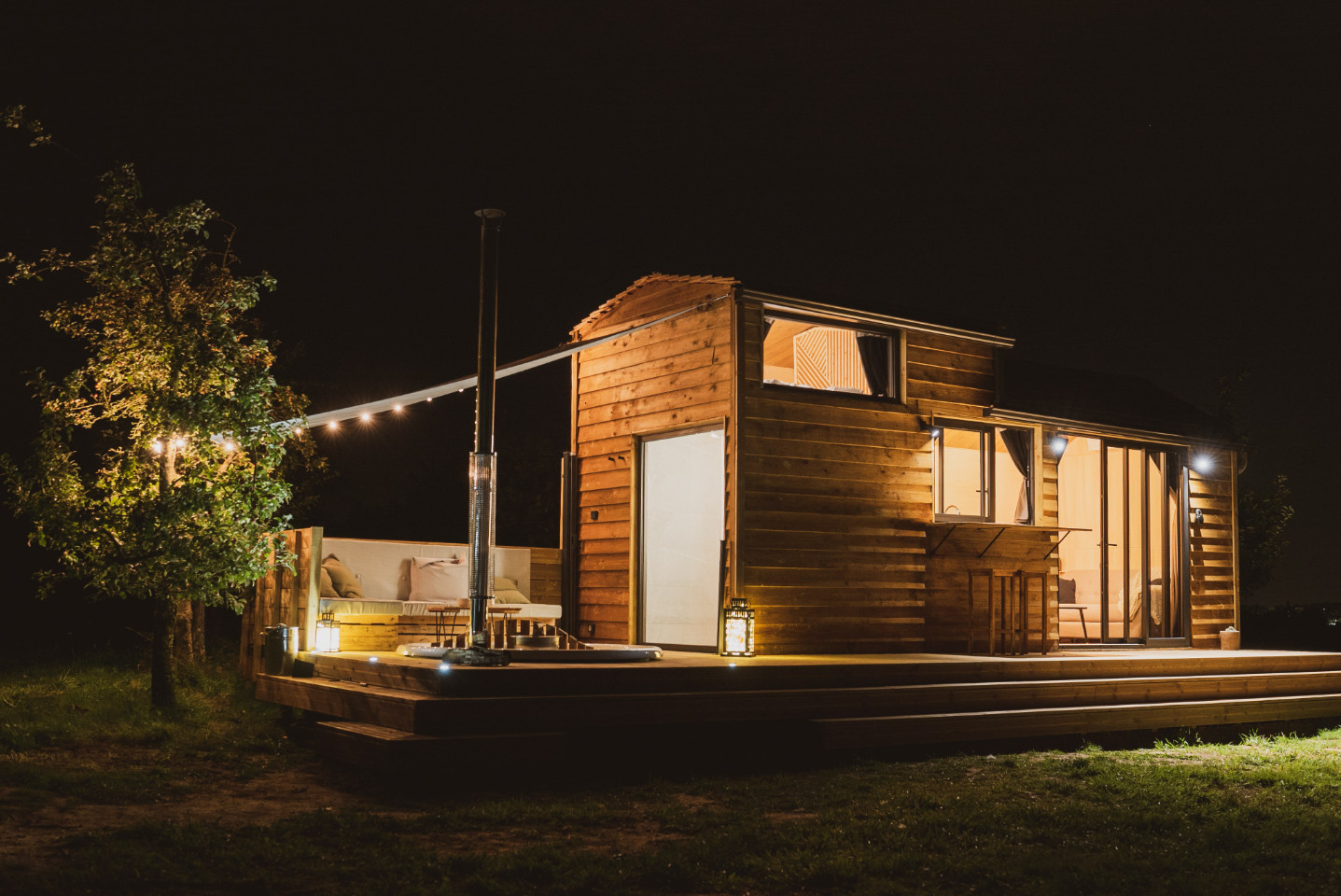 GreenGo "Sacrée Cabane" - Tiny house & Spa