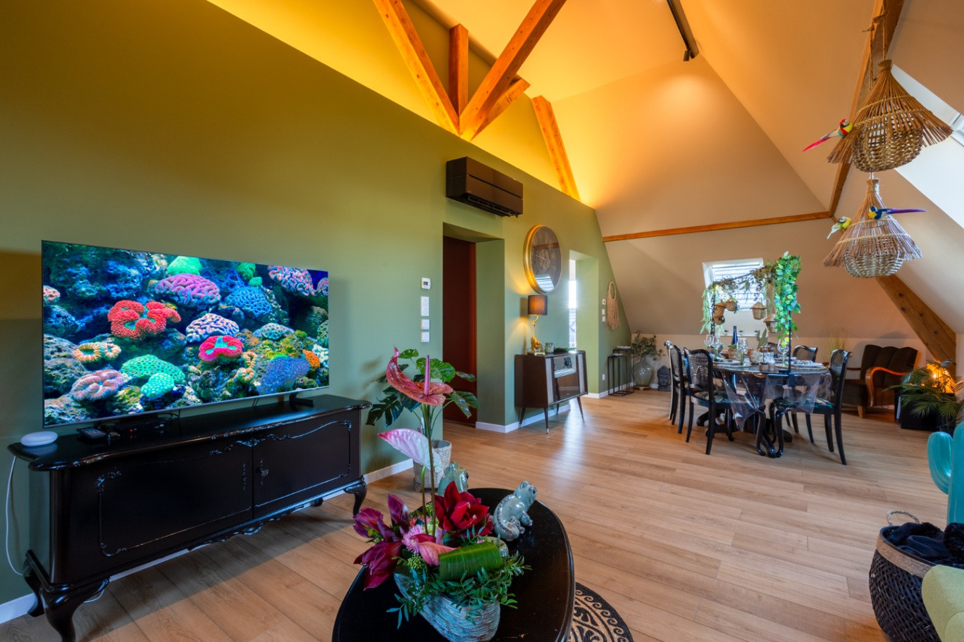 GreenGo Vignes & Tropiques : Gîte 4* pour 6 personnes - Parking - Wifi - Clim - Grande Terrasse