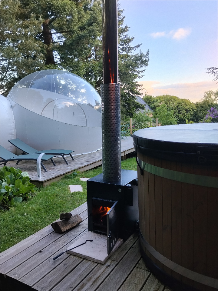 La Parenthèse Insolite - Bulle avec bain nordique en Normandie