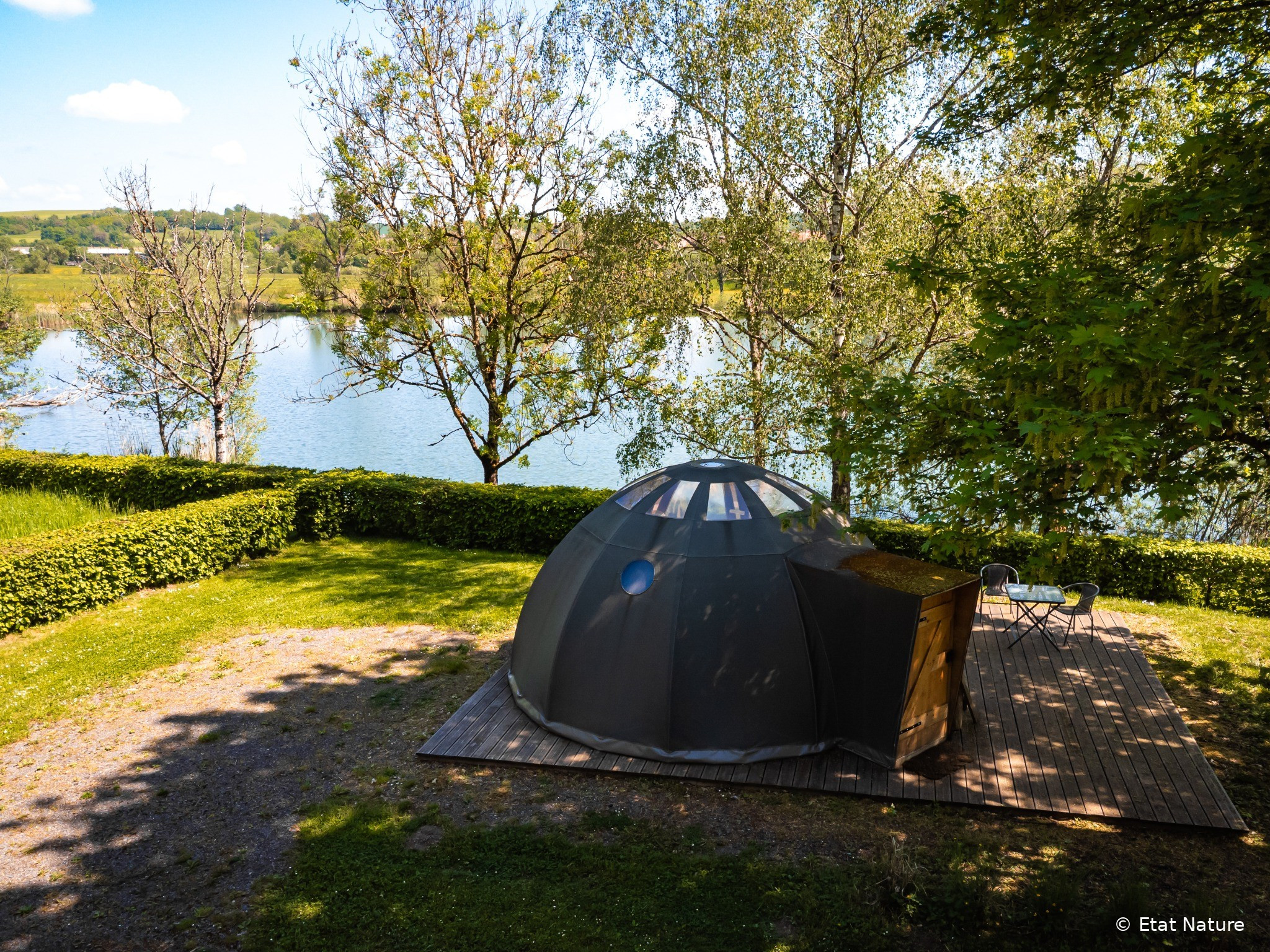 Logement GreenGo: La bulle de l'étang Etat Nature