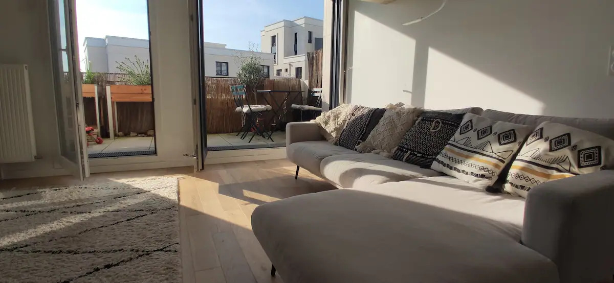 GreenGo Appartement familial dans Écoquartier des Docks, balcon vue sur Paris et parking