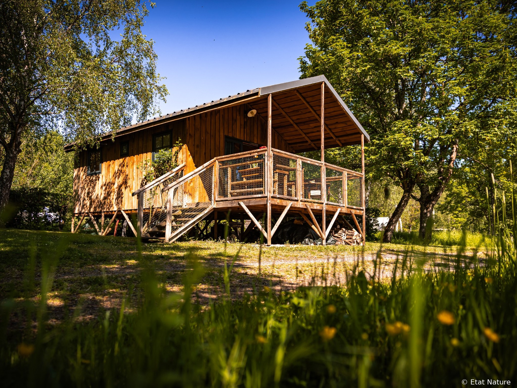 Logement GreenGo: Cabane sur pilotis - Nuit insolite dans une cabane avec vue