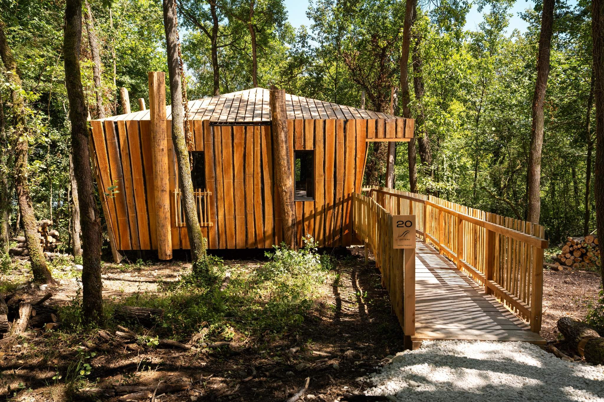 Logement GreenGo: Cabane du Coteau (famille spa)