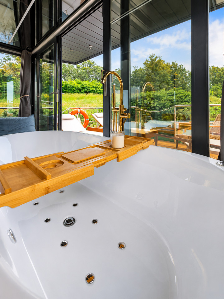 GreenGo « Houseboat » Luxe • Spa • Toit-terrasse • Rhône Valence