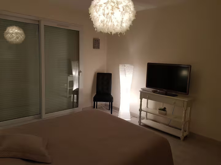 GreenGo Chambre 1 lit double, salle de bain privée