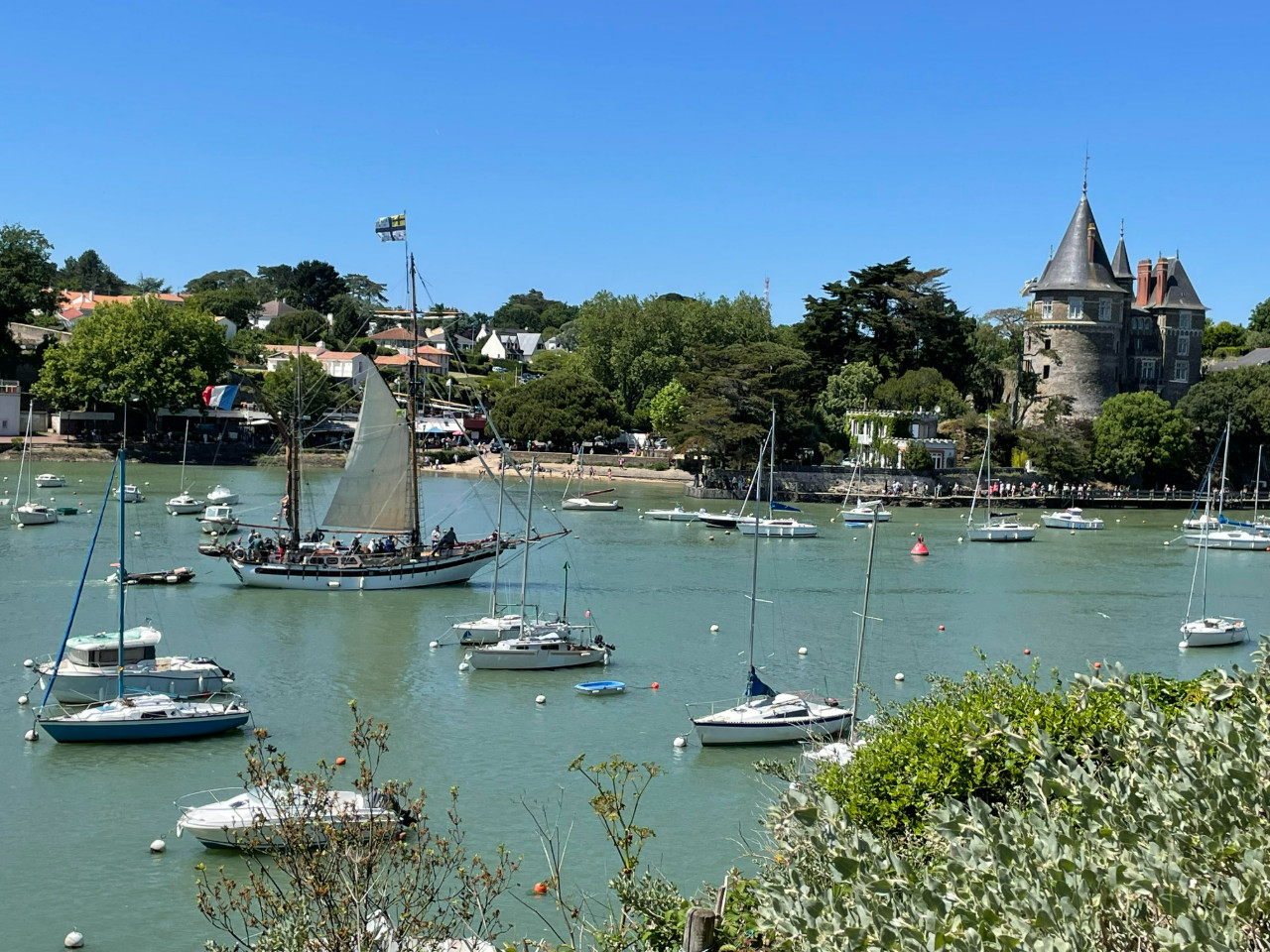 Séjour à Pornic- plages, gare, port accessibles à pieds