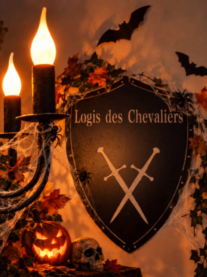 Le logis des chevaliers, maison climatisée thème médiéval avec baignoire balnéothérapie