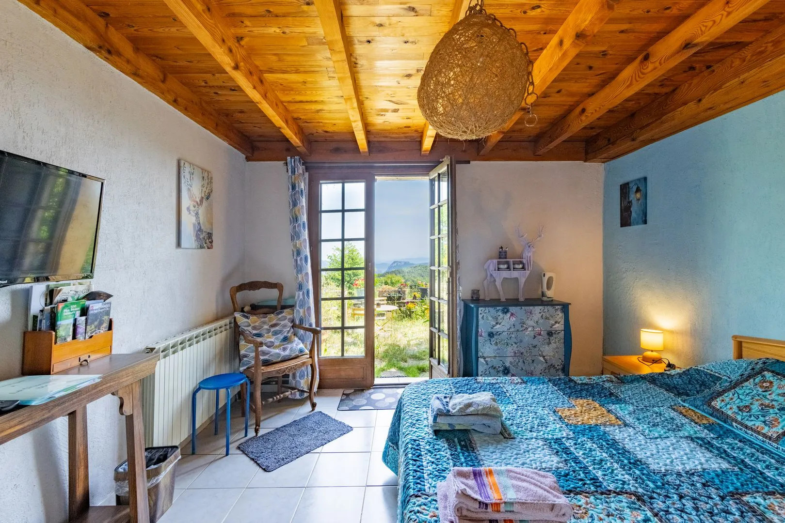 Logement GreenGo: Chambre bleue