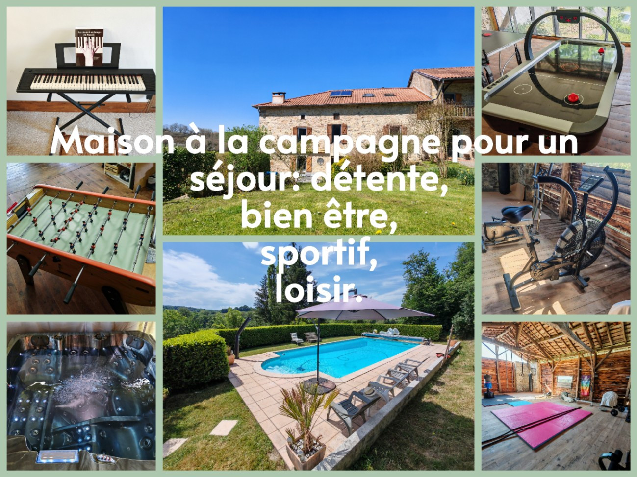 Maison de maître à la campagne. bien-être garanti