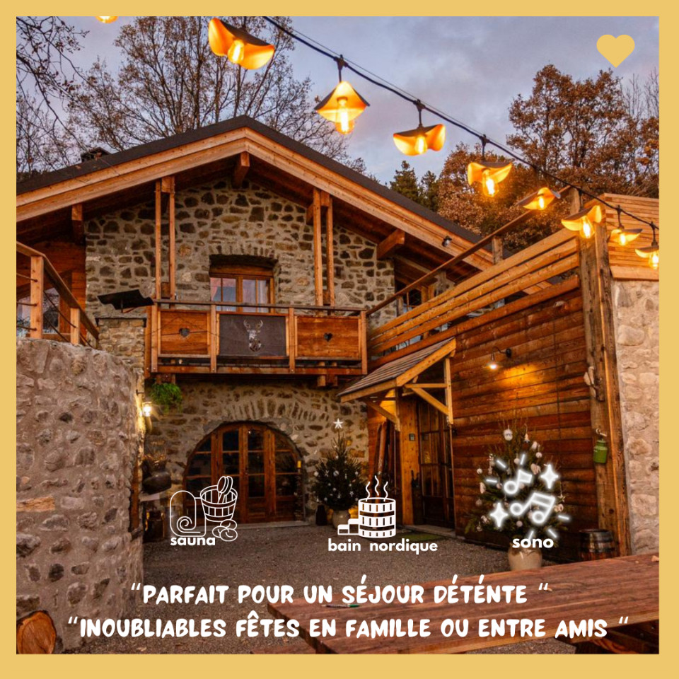 Le refuge des toupins "sauna & bain norvégien" 18 couchages evjf, evg, fêtes entre amis,