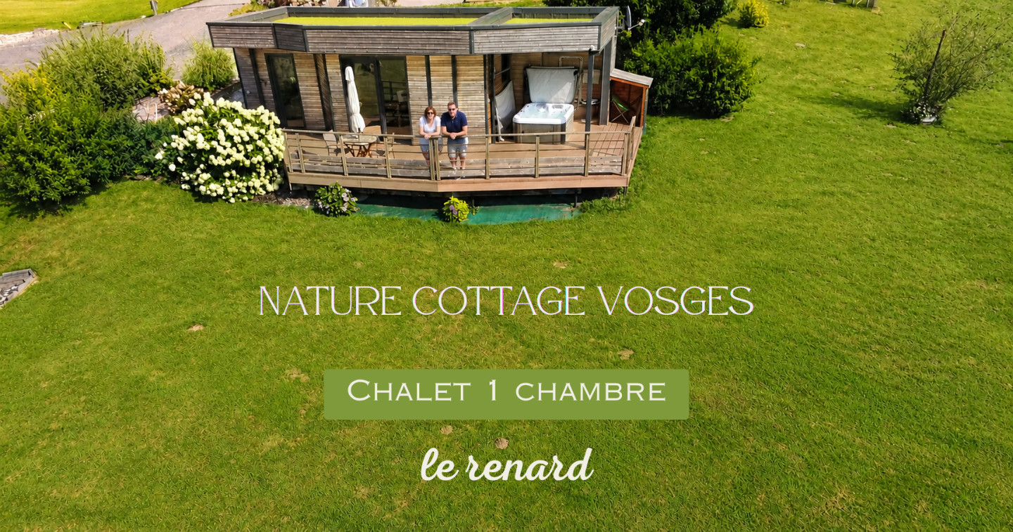 Hôte GreenGo: Domaine Nature Cottage Vosges Ecolodge le renard avec spa privatif