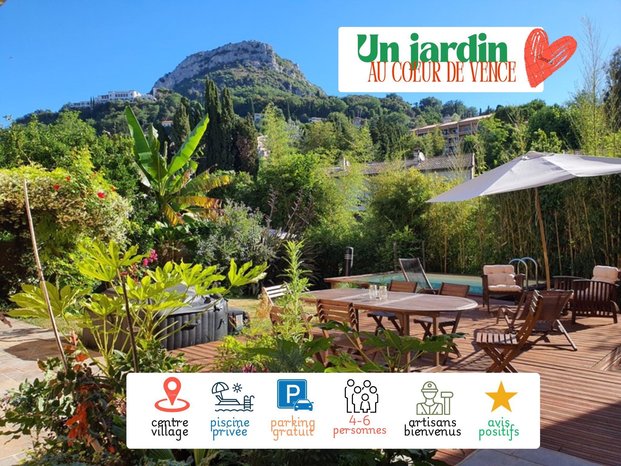 Hôte GreenGo: Un Jardin au Coeur de vence