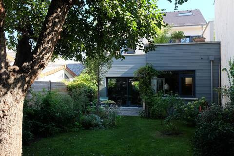 GreenGo Grande Maison à Malakoff avec Joli Jardin
