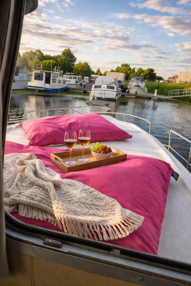GreenGo Charmant bateau sans permis à quai ou en Option navigation