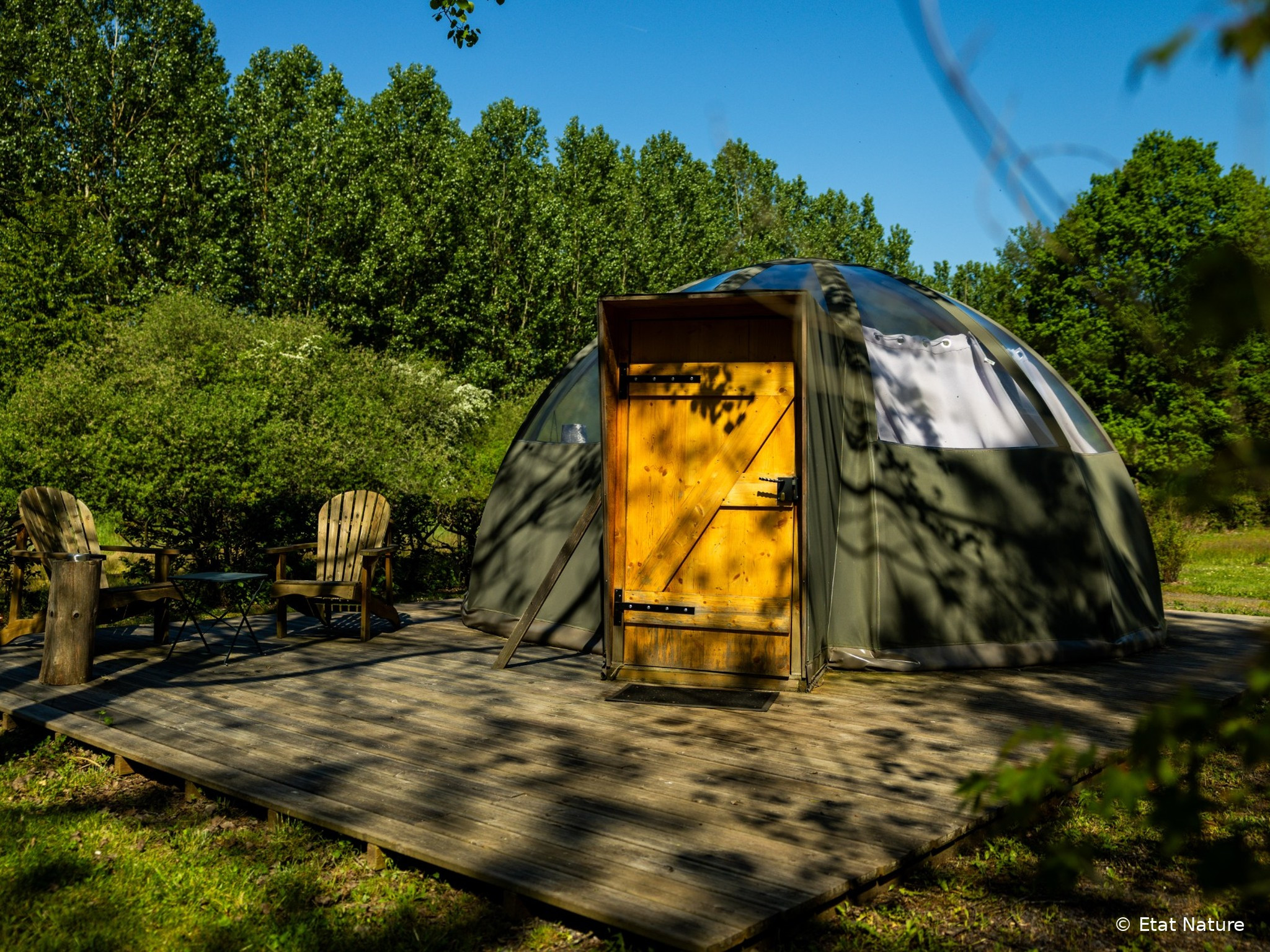 Logement GreenGo: La bulle nuage d'Etat Nature