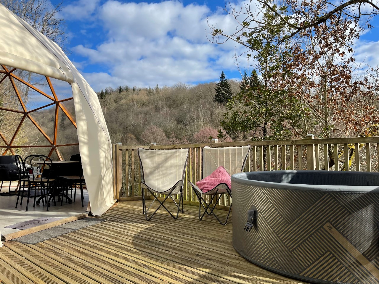 Logement GreenGo: Dôme lodge avec Spa