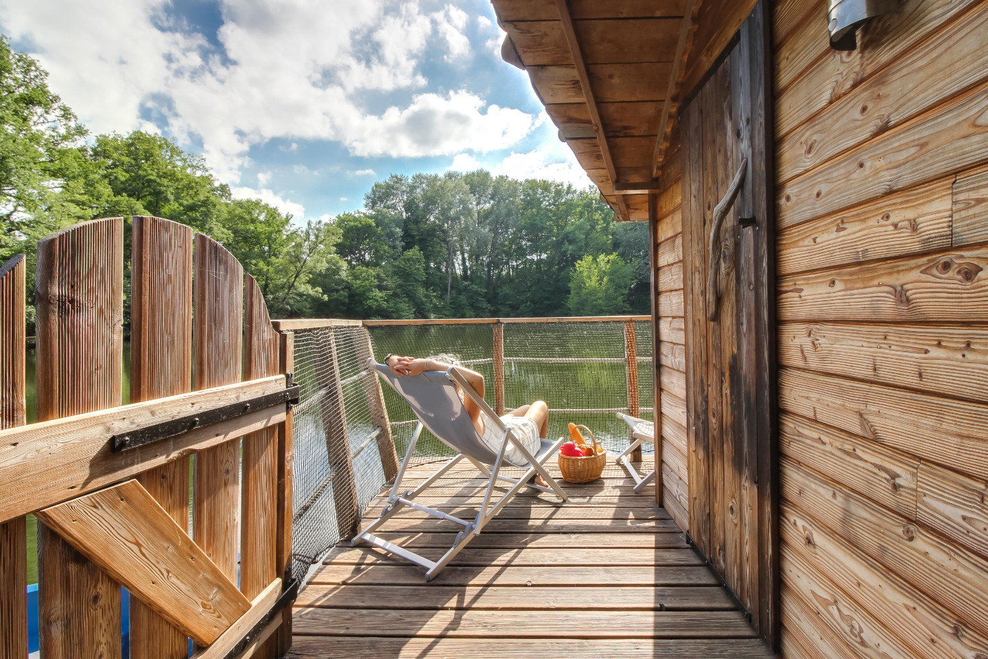 Logement GreenGo: Cabane flottante Belle île