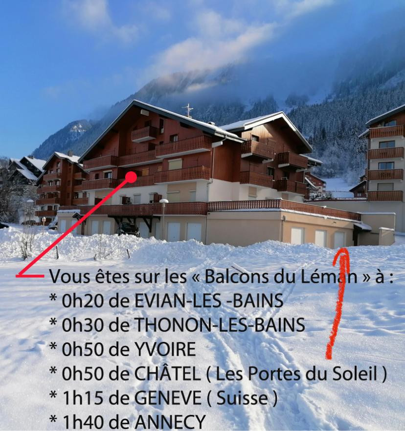 Logement GreenGo: Nouveau : appartement à Thollon-les-Mémises