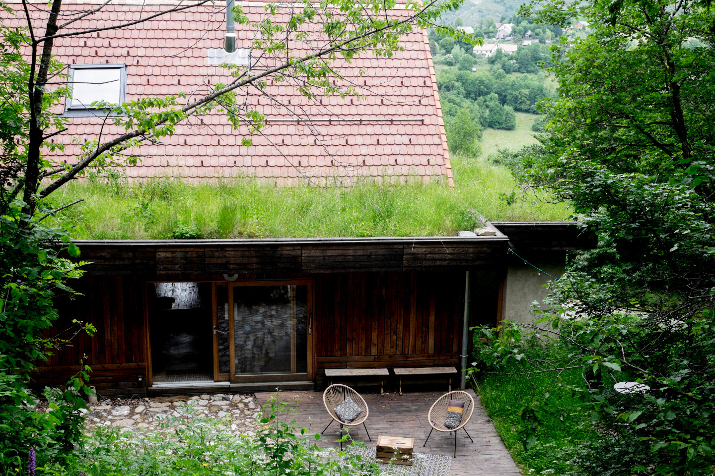 Maison écologique en foret "la Baraque" Rabou