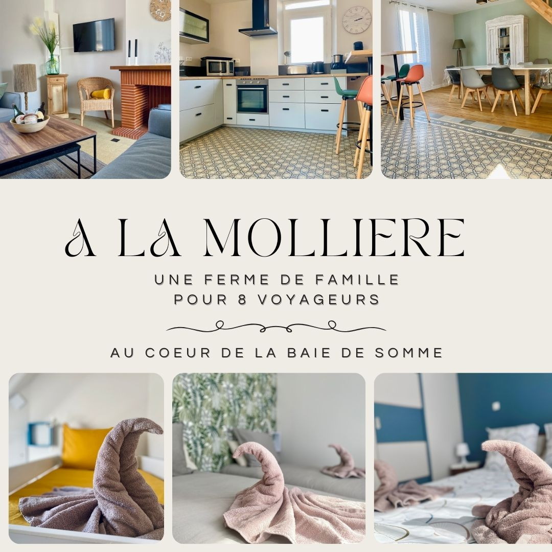 Bienvenue "a la Mollière" au coeur de la Baie de Somme