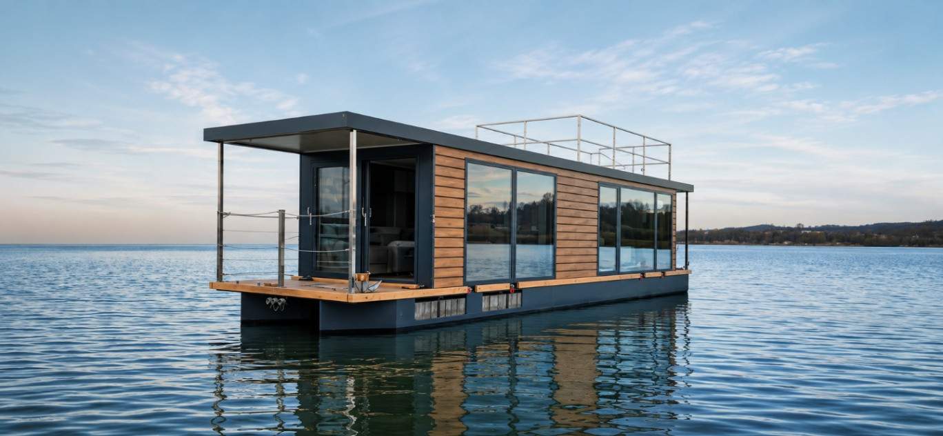 Houseboat Serenity by Flotterra
