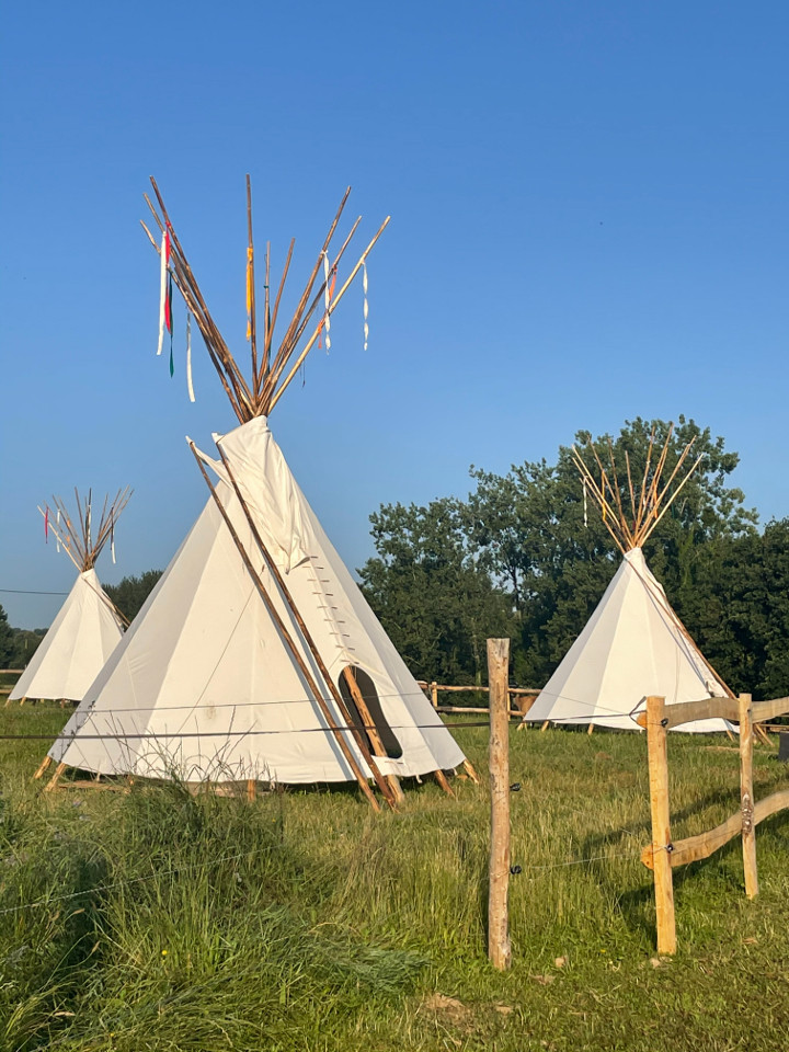 Logement GreenGo: Parenthèse nature et animaux à la ferme en tipi !