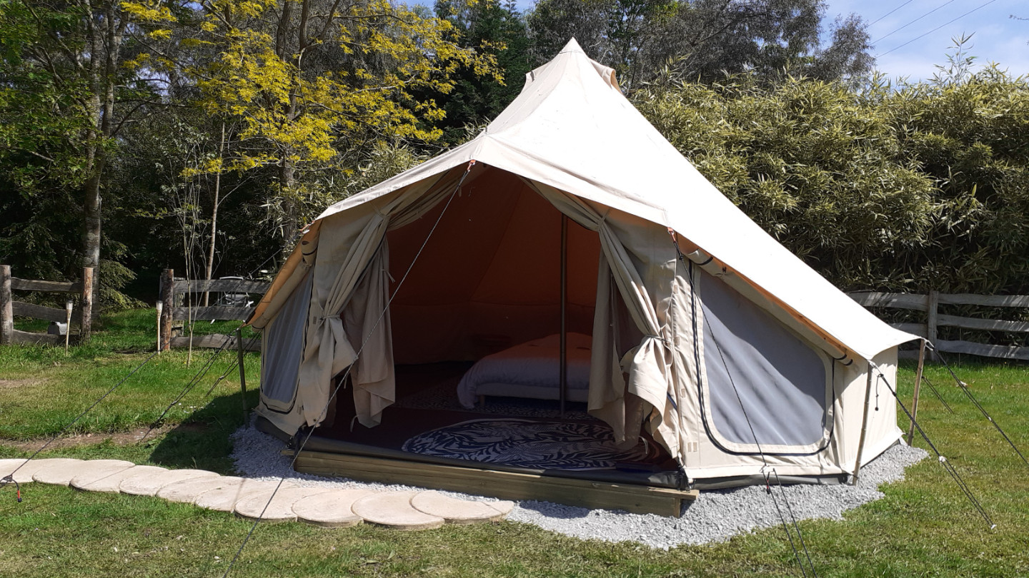 Le tipi du jardin du papillon