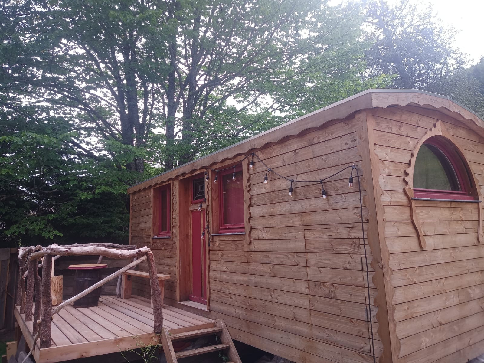 Logement GreenGo: La roulotte de wanbli
