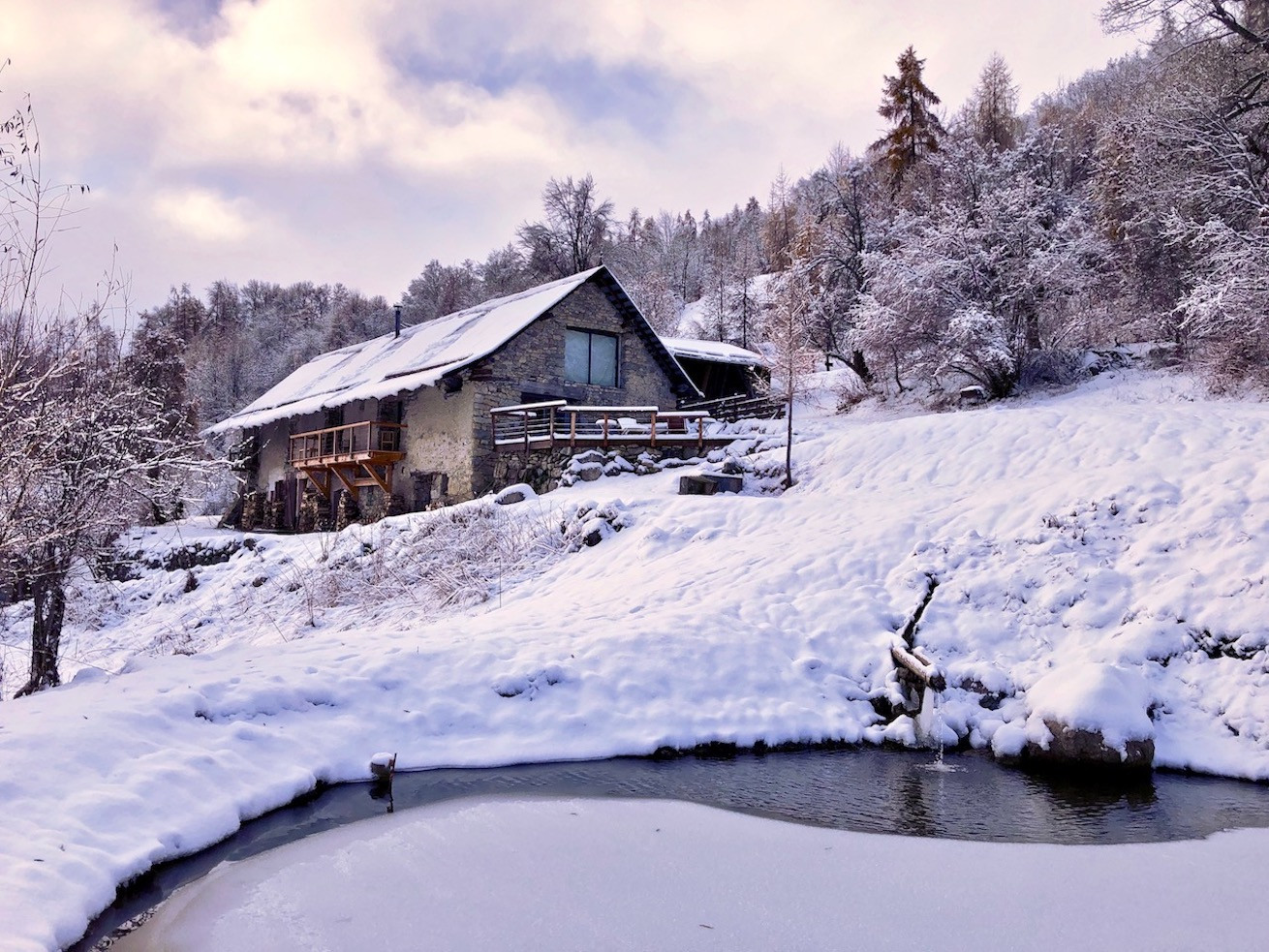 Cottage cosy into the wild