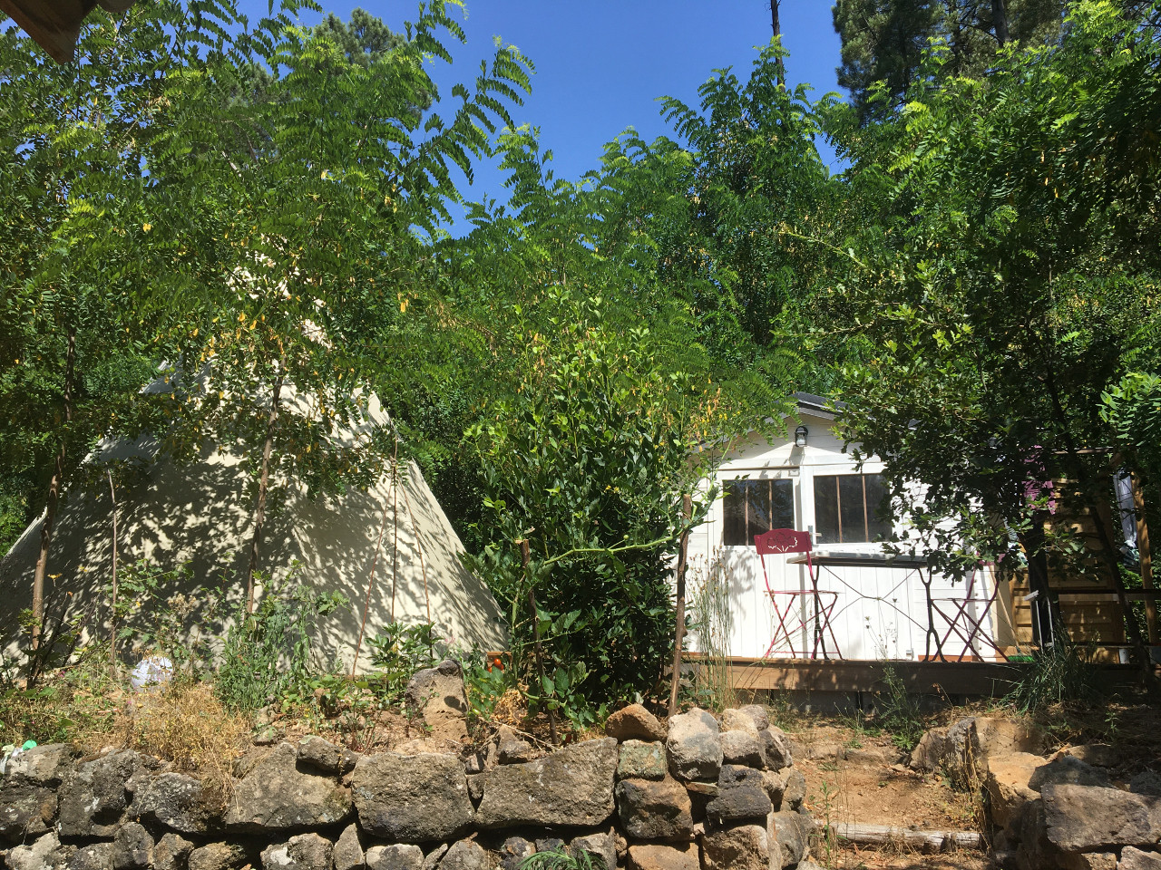 GreenGo Tipi dans le jardin