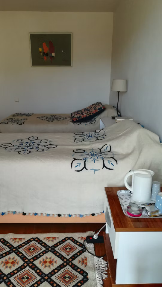 GreenGo Chambre 2p. 2 lits simples avec plateau de courtoisie pour votre petit-déjeuner