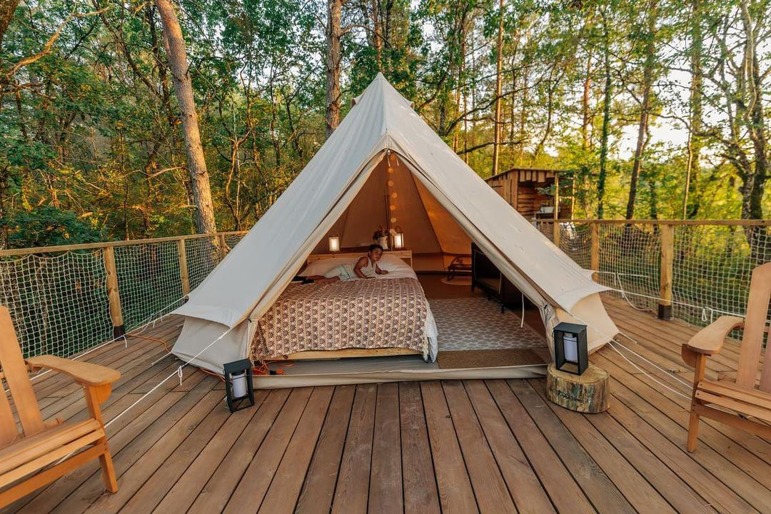 GreenGo Un tipi dans les bois