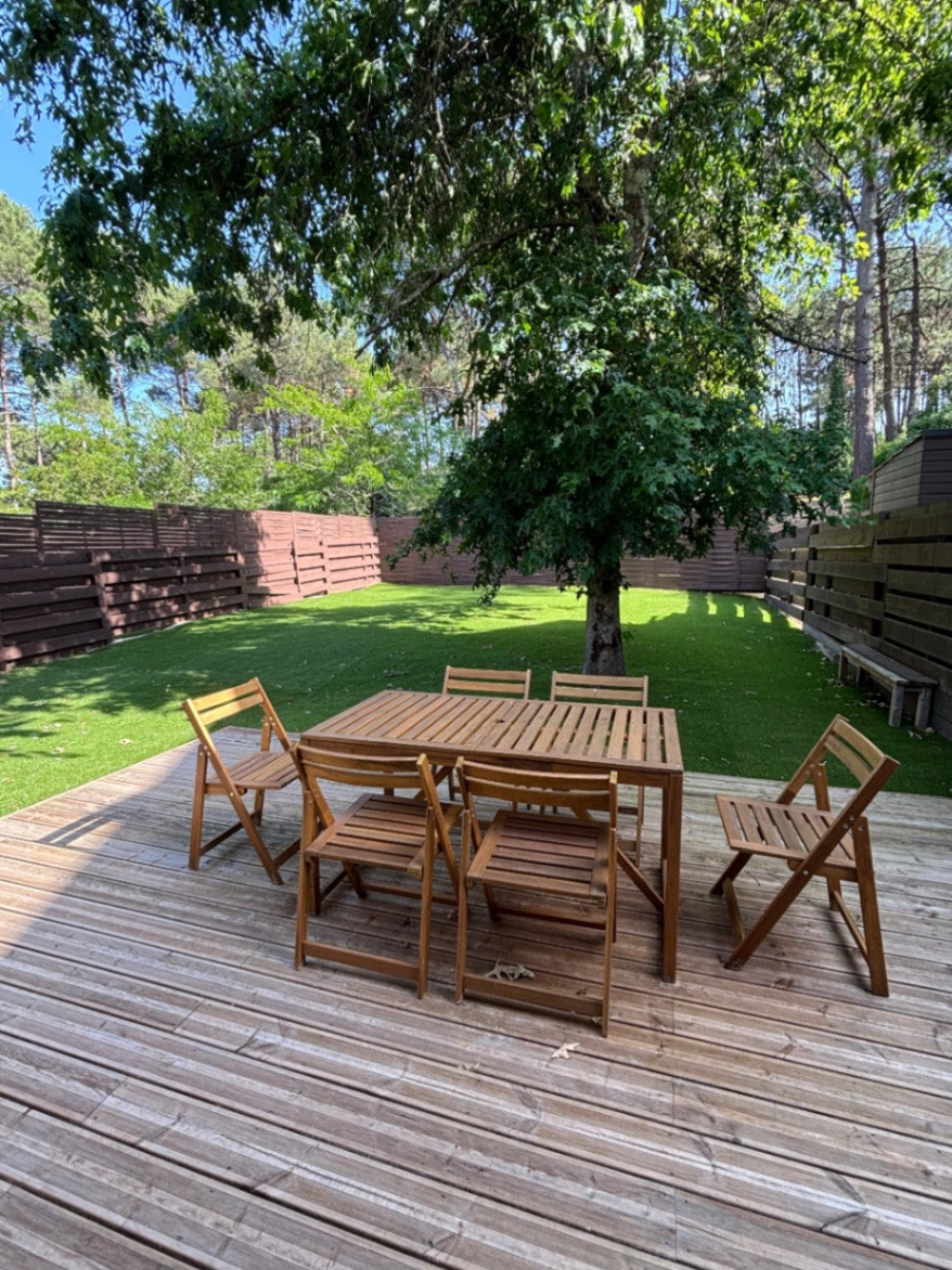 T3 avec jardin privé • entre plages, forêt & golf