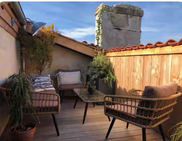 Chambre esprit coloc, proche gare & terrasse