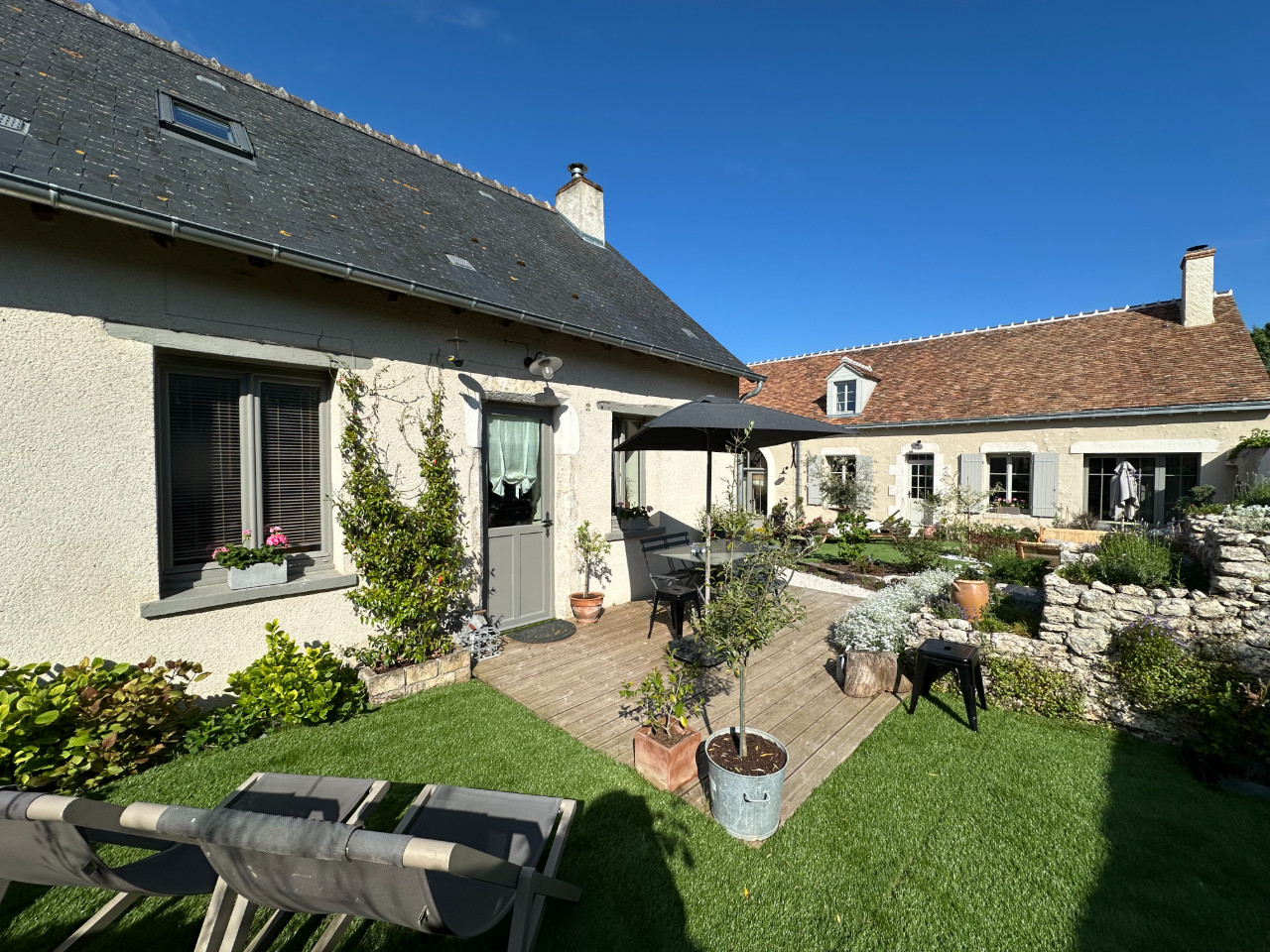 Maison d'amis à St Dyé sur Loire, le port de Chambord
