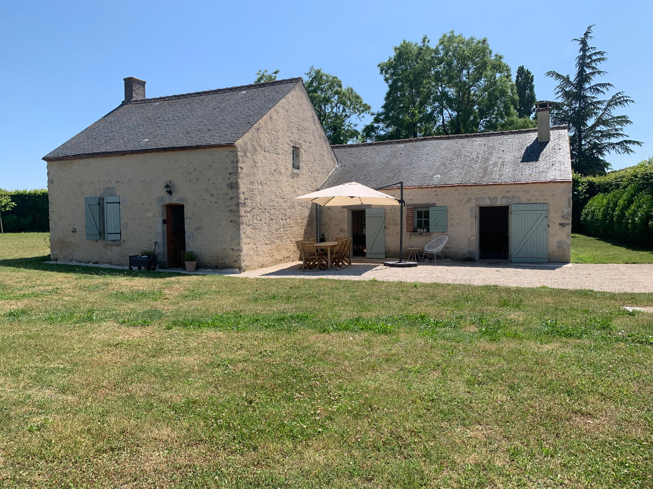 Maison de campagne avec grand jardin