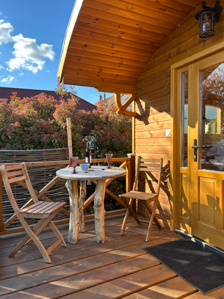 Domaine de la Mance - Roulotte avec petit-déjeuner. Bain nordique en supplément