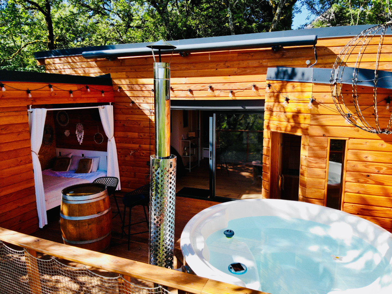 Hôte GreenGo: La Cabane du Prestadou - Bain nordique et Sauna