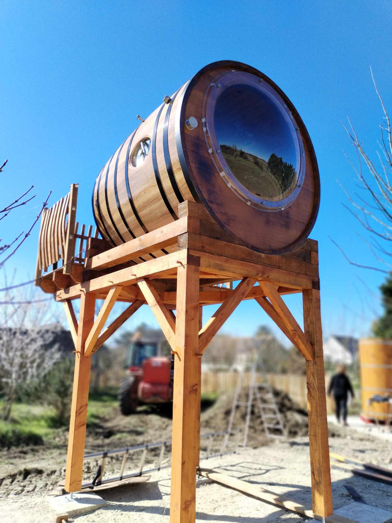 GreenGo Immersion dans un tonneau de vin géant !