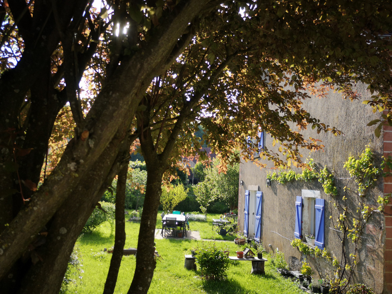 Logement GreenGo: Gîte cocon nature le nid qui danse avec jardin à la campagne proche Vesoul jusqu'à 12 personnes