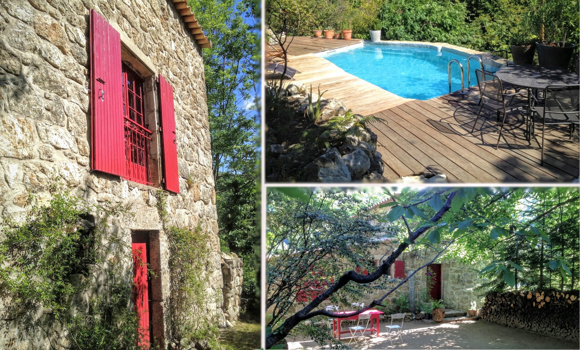 Hôte GreenGo: Maison ardéchoise en pierre, isolée, avec piscine et ruisseau au coeur d'une chataigneraie