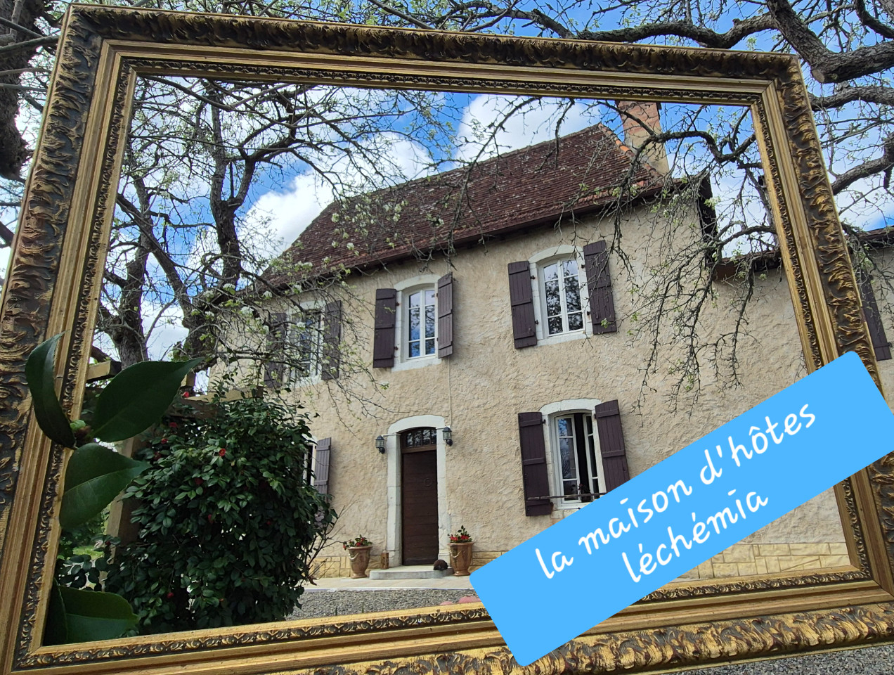 Lou Milhoc 4 personnes Chambres d'hôtes Léchémia