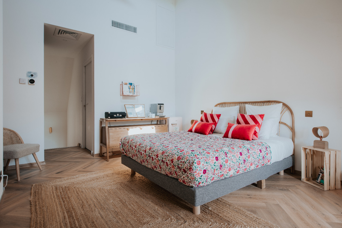 Logement GreenGo: Les Vallerots • Chambre avec vue vignes