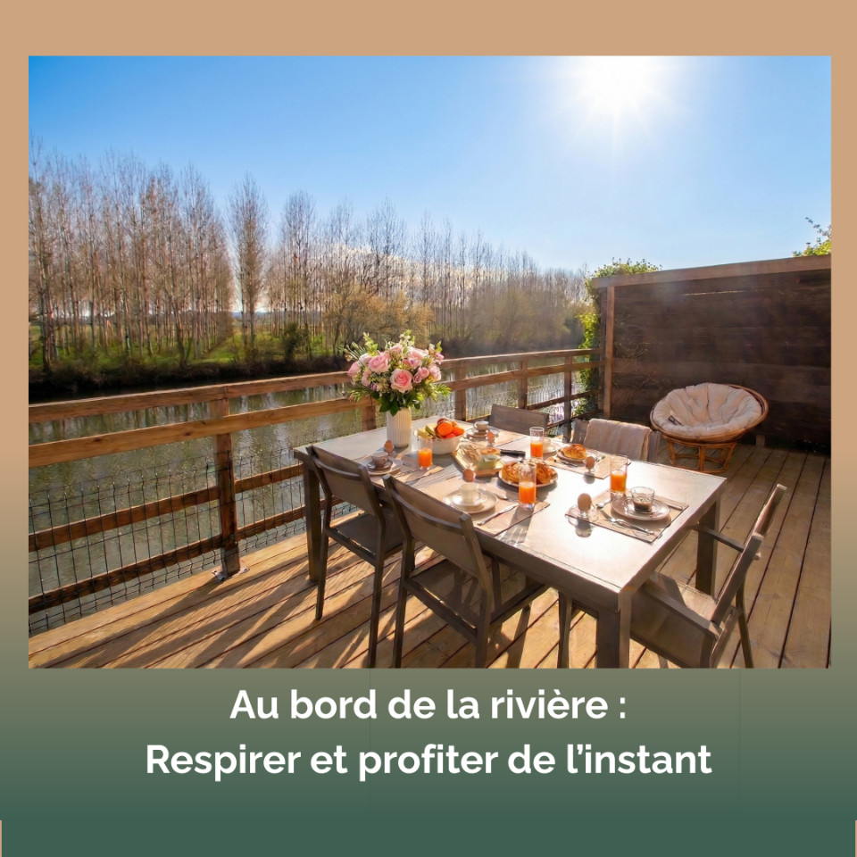 Logement GreenGo: L'instant de l'Isle - Location de vacances en Dordogne en bord de rivière