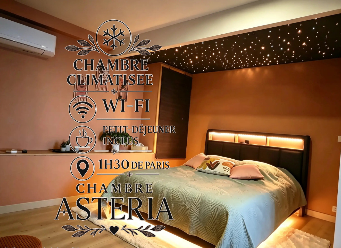 Aux portes de l'olympe: chambre Astéria