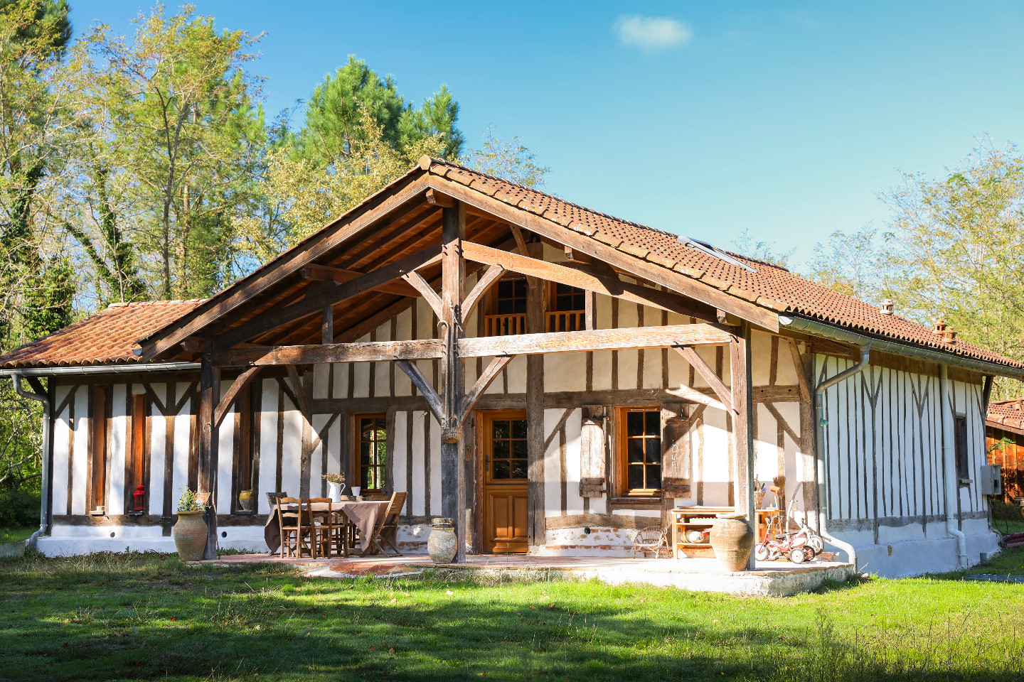 Maison landaise au calme