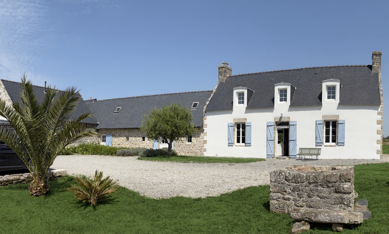 GreenGo Maison Bretonne d'exception, longère rénovée à la Torche-Nature et grand confort-Surf-Pays Bigouden