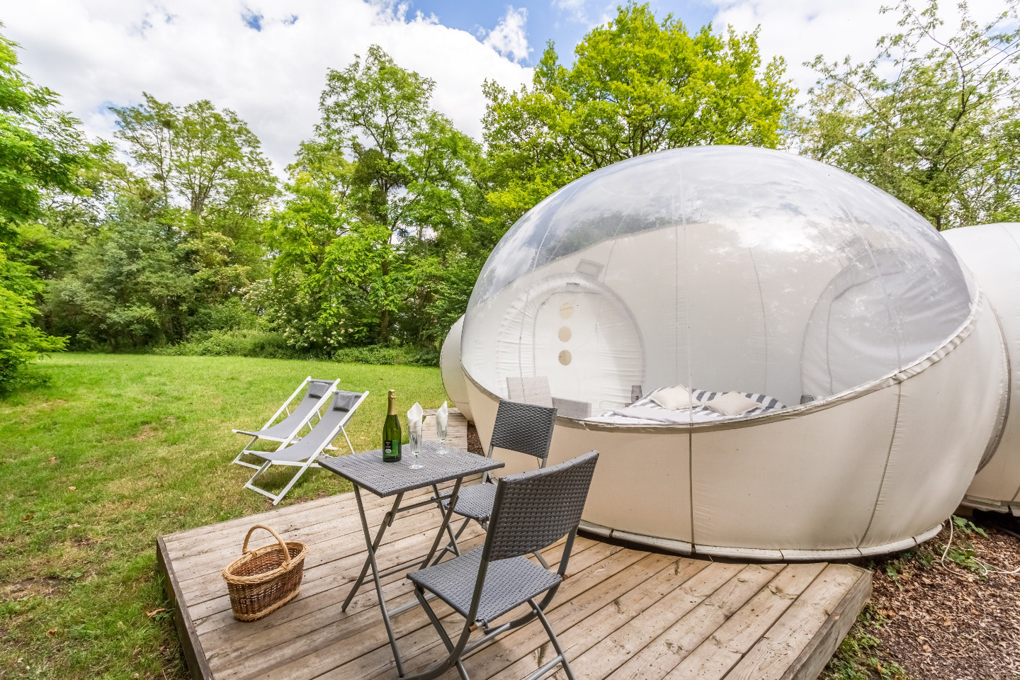 Logement GreenGo: Tente Bubble star
