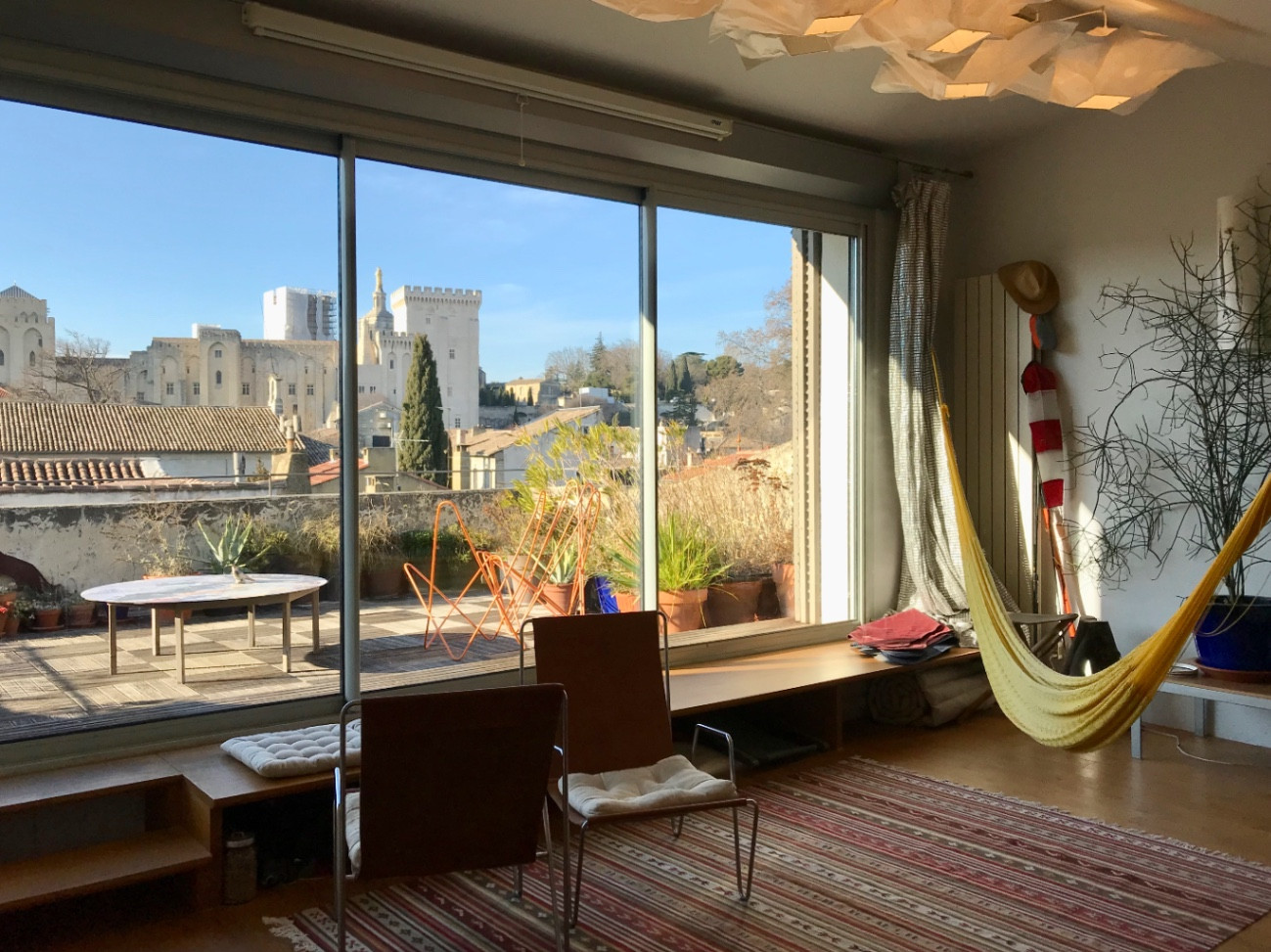 La terrasse du Palais des Papes